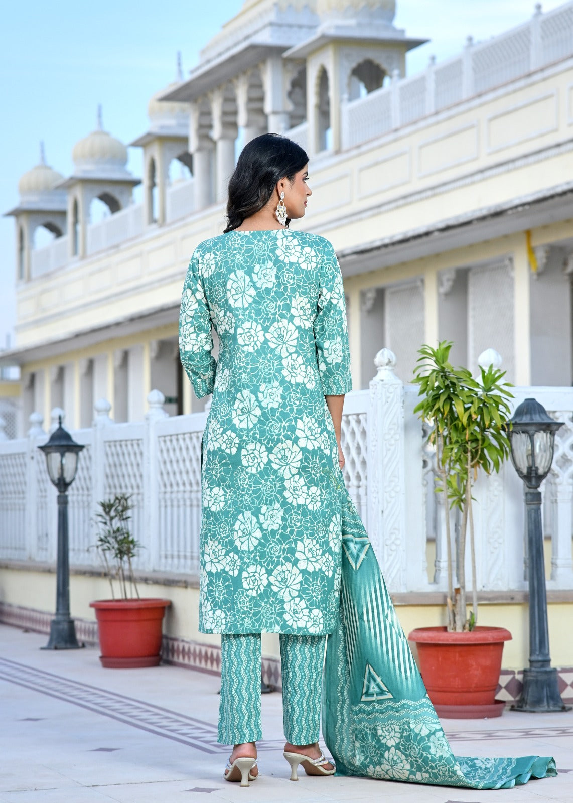 Meher Mogra Kurti Set (3-Piece)