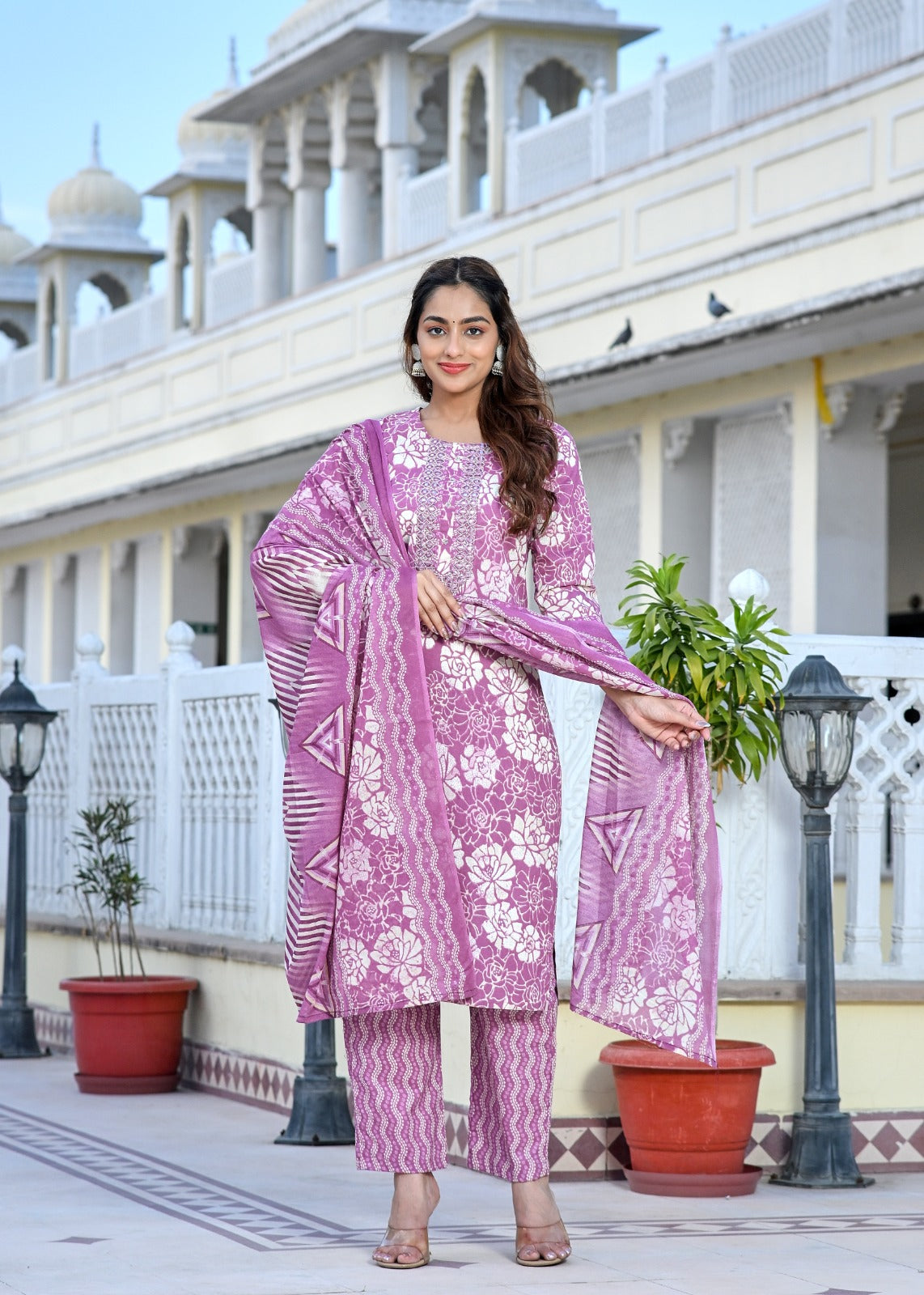 Meher Mogra Kurti Set (3-Piece)
