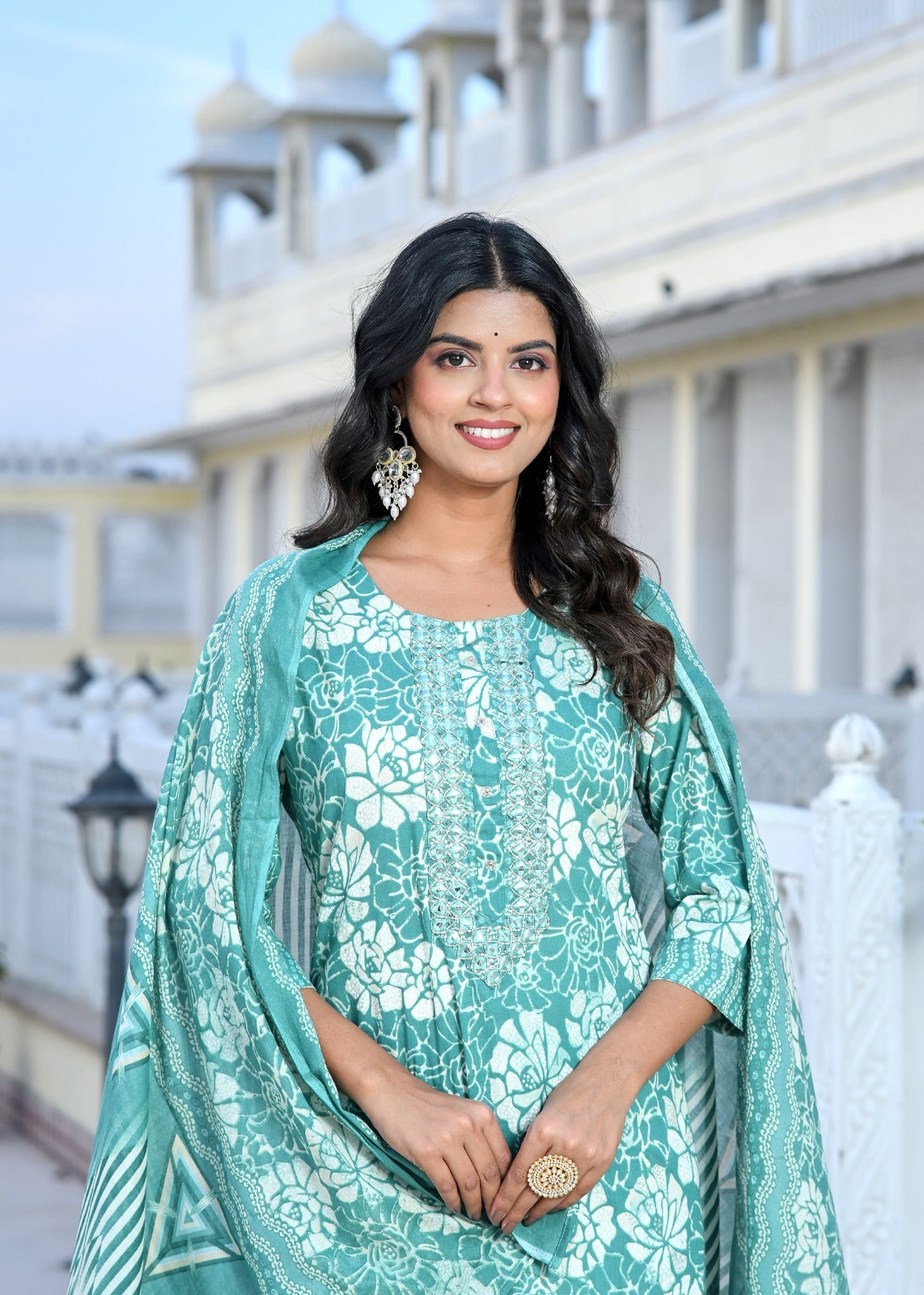 Meher Mogra Kurti Set (3-Piece)