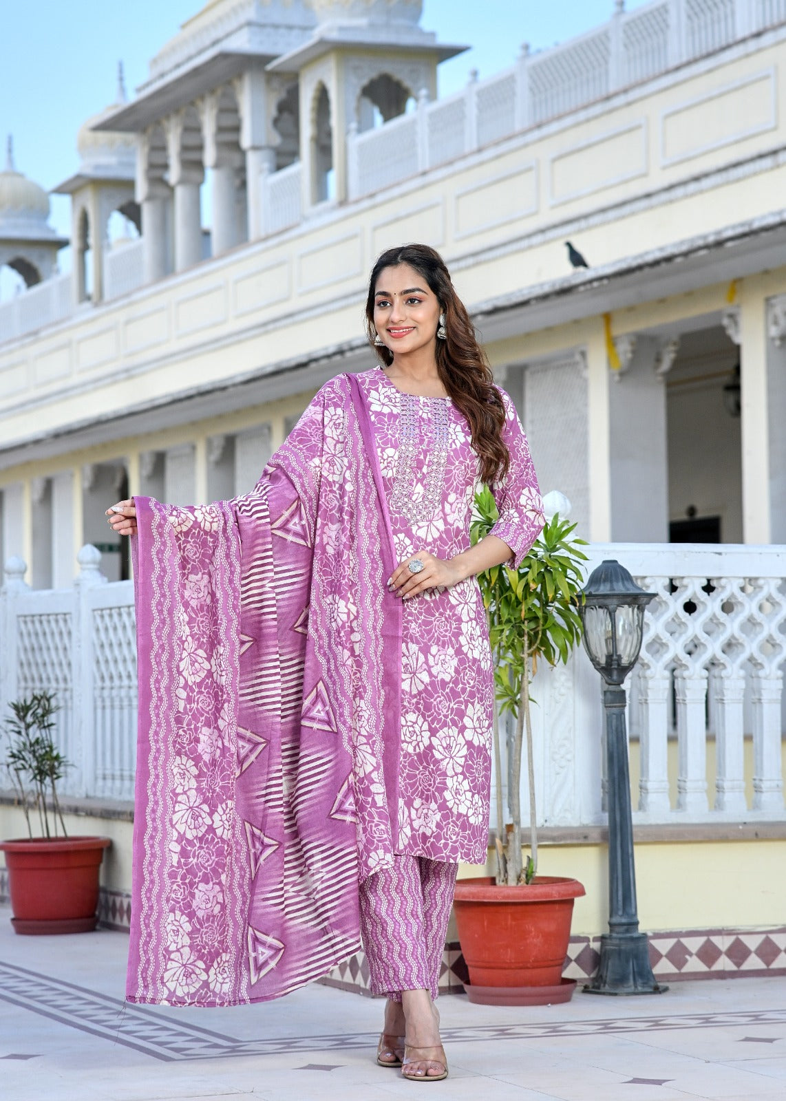 Meher Mogra Kurti Set (3-Piece)